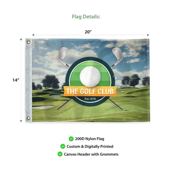 Premium Golf Cart Flag Kit
